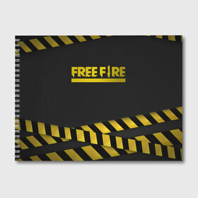 Альбом для рисования с принтом Free Fire в Петрозаводске, 100% бумага
 | матовая бумага, плотность 200 мг. | battlegrounds | free fire | garena | tricks | батл | королевская битва | рояль | фаир | фри фаер | экшн