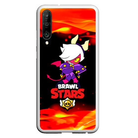 Чехол для Honor P30 с принтом Brawl Stars Колетта Демон в Петрозаводске, Силикон | Область печати: задняя сторона чехла, без боковых панелей | bibi | crow | koletta | leon | nita | sandy | wings | бравл старс | герои | девочкам | демон | детям | дьявол | звезда | звездные | колетт | крылья | леон | логотипы игр | огненный | огонь | пламя | рога | сенди | трикси