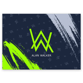 Поздравительная открытка с принтом ALAN WALKER / АЛАН УОКЕР в Петрозаводске, 100% бумага | плотность бумаги 280 г/м2, матовая, на обратной стороне линовка и место для марки
 | Тематика изображения на принте: alan | faded | house | logo | music | walker | алан | вокер | волкер | диджей | лого | логотип | логотипы | музыка | музыкант | символ | символы | танцеальная | уокер | хаус | электронная