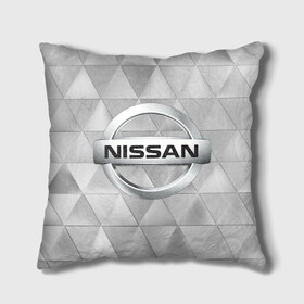 Подушка 3D с принтом NISSAN. в Петрозаводске, наволочка – 100% полиэстер, наполнитель – холлофайбер (легкий наполнитель, не вызывает аллергию). | состоит из подушки и наволочки. Наволочка на молнии, легко снимается для стирки | abstract | auto | brand | car | geometry | nissan | nиссан | sport | texture | абстракция | авто | автомобильные | бренд | геометрия | классика | машины | модные | спорт | стиль | текстура