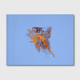 Альбом для рисования с принтом Катана в Петрозаводске, 100% бумага
 | матовая бумага, плотность 200 мг. | готика | катана | крылья | перья. | татуировки | узоры | японский меч
