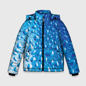 Зимняя куртка для мальчиков 3D с принтом Капли дождя в Петрозаводске, ткань верха — 100% полиэстер; подклад — 100% полиэстер, утеплитель — 100% полиэстер | длина ниже бедра, удлиненная спинка, воротник стойка и отстегивающийся капюшон. Есть боковые карманы с листочкой на кнопках, утяжки по низу изделия и внутренний карман на молнии. 

Предусмотрены светоотражающий принт на спинке, радужный светоотражающий элемент на пуллере молнии и на резинке для утяжки | abstract | brand | geometry | sport | texture | абстракция | бренд | брызги | вода | геометрия | дождь | капли | капли дождя | классика | летние | минимализм | модные | популярные иллюстрации | потеки