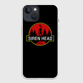 Чехол для iPhone 13 с принтом Siren Head в Петрозаводске,  |  | siren head | игра | лес | монстр | персонаж | сирена | сиреноголовый | чудовище