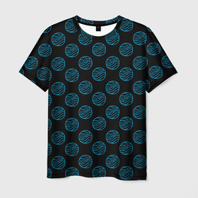 Мужская футболка 3D с принтом АВАТАР ВОДА в Петрозаводске, 100% полиэфир | прямой крой, круглый вырез горловины, длина до линии бедер | aang | avatar | manga | аанг | аватар | аниме | манга