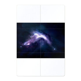 Магнитный плакат 2Х3 с принтом Космос в Петрозаводске, Полимерный материал с магнитным слоем | 6 деталей размером 9*9 см | Тематика изображения на принте: белые пятна