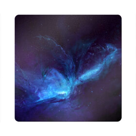 Магнит виниловый Квадрат с принтом Космос в Петрозаводске, полимерный материал с магнитным слоем | размер 9*9 см, закругленные углы | Тематика изображения на принте: голубые пятна