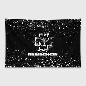 Флаг-баннер с принтом Rammstein в Петрозаводске, 100% полиэстер | размер 67 х 109 см, плотность ткани — 95 г/м2; по краям флага есть четыре люверса для крепления | music | rammstein | rock | индастриал метал | метал группа | музыка | музыкальная группа | немецкая метал группа | рамштайн | рок | хард рок