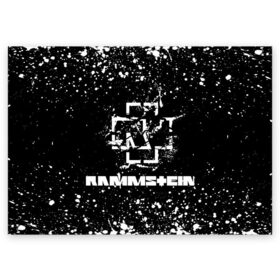 Поздравительная открытка с принтом Rammstein. в Петрозаводске, 100% бумага | плотность бумаги 280 г/м2, матовая, на обратной стороне линовка и место для марки
 | Тематика изображения на принте: music | rammstein | rock | индастриал метал | метал группа | музыка | музыкальная группа | немецкая метал группа | рамштайн | рок | хард рок