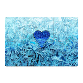 Магнитный плакат 3Х2 с принтом Ледяное сердце в Петрозаводске, Полимерный материал с магнитным слоем | 6 деталей размером 9*9 см | Тематика изображения на принте: christmas | frozen | new year | snow | winter | влюбленные | дед мороз | зима | зимний | лед | любимая жена | любовь | мама | новый год | подарок | рождество | сердечки | снег | снежинки | снежная королева | узоры