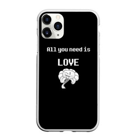 Чехол для iPhone 11 Pro Max матовый с принтом UNDERTALE LOVE в Петрозаводске, Силикон |  | sans | undertale | андертале | андертейл | игра | подземная история | подземная сказка | санс | ундертале