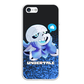 Чехол для iPhone 5/5S матовый с принтом UNDERTALE в Петрозаводске, Силикон | Область печати: задняя сторона чехла, без боковых панелей | 