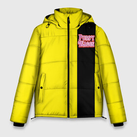 Мужская зимняя куртка 3D с принтом Kill Bill - Pussy Wagon в Петрозаводске, верх — 100% полиэстер; подкладка — 100% полиэстер; утеплитель — 100% полиэстер | длина ниже бедра, свободный силуэт Оверсайз. Есть воротник-стойка, отстегивающийся капюшон и ветрозащитная планка. 

Боковые карманы с листочкой на кнопках и внутренний карман на молнии. | Тематика изображения на принте: kill bill | pickup | pussy | pussy wagon | tarantino | wagon | квентин тарантино | пикап | пусси вагон | тарантино