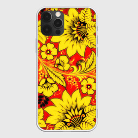 Чехол для iPhone 12 Pro Max с принтом Хохлома в Петрозаводске, Силикон |  | Тематика изображения на принте: арт | вектор | желтый | зеленый | золотой | красный | народный рисунок | рисунок | хохлома | цветок | цветы | чёрный | ягода | ягоды