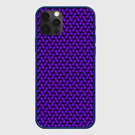 Чехол для iPhone 12 Pro Max с принтом Dorri в Петрозаводске, Силикон |  | abstraction | pattern | purple | shapes | абстракция | паттерн | фиолетовый | формы