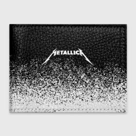 Обложка для студенческого билета с принтом Metallica. в Петрозаводске, натуральная кожа | Размер: 11*8 см; Печать на всей внешней стороне | Тематика изображения на принте: metallica | music | rock | американская рок группа | метал группа | металлика | музыка | рок | рок группа | трэш метал | хеви метал