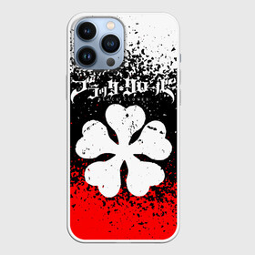 Чехол для iPhone 13 Pro Max с принтом Черный Клевер трехцветный фон в Петрозаводске,  |  | anime | black clover | аниме | боевик | буракку куро:ба | кино | комедия | магия | мультфильм | фэнтези | черный клевер | японская сёнэн манга