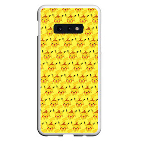 Чехол для Samsung S10E с принтом Pikachu БОМБИНГ в Петрозаводске, Силикон | Область печати: задняя сторона чехла, без боковых панелей | Тематика изображения на принте: 