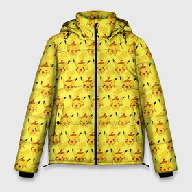 Мужская зимняя куртка 3D с принтом Pikachu БОМБИНГ в Петрозаводске, верх — 100% полиэстер; подкладка — 100% полиэстер; утеплитель — 100% полиэстер | длина ниже бедра, свободный силуэт Оверсайз. Есть воротник-стойка, отстегивающийся капюшон и ветрозащитная планка. 

Боковые карманы с листочкой на кнопках и внутренний карман на молнии. | 