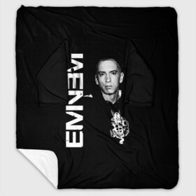 Плед с рукавами с принтом EMINEM в Петрозаводске, 100% полиэстер | Закругленные углы, все края обработаны. Ткань не мнется и не растягивается. Размер 170*145 | eminem | rap | актёр | американский рэпер | композитор | маршалл | продюсер | рэп | рэпер | эминем