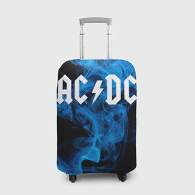 Чехол для чемодана 3D с принтом AC/DC. в Петрозаводске, 86% полиэфир, 14% спандекс | двустороннее нанесение принта, прорези для ручек и колес | ac dc | music | rock | австралийская рок группа | ас дс | асдс | блюз рок | музыка | переменный ток постоянный ток | рок | рок н ролл | хард рок | эй си ди си