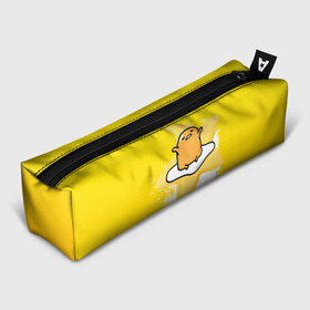 Пенал 3D с принтом Gudetama в Петрозаводске, 100% полиэстер | плотная ткань, застежка на молнии | gudetama | анимешное яйцо | гудетама | желток | стекающее яйцо | яичница