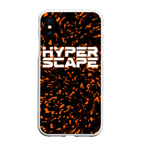 Чехол для iPhone XS Max матовый с принтом Hyper Scape в Петрозаводске, Силикон | Область печати: задняя сторона чехла, без боковых панелей | esport | games | hyper scape | twitch | игроки | игролюбители | игроманы | игры | киберспорт | королевская битва | корона | твич | хупер скайп | хупер скайпе