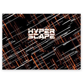 Поздравительная открытка с принтом Hyper Scape. в Петрозаводске, 100% бумага | плотность бумаги 280 г/м2, матовая, на обратной стороне линовка и место для марки
 | Тематика изображения на принте: esport | games | hyper scape | twitch | игроки | игролюбители | игроманы | игры | киберспорт | королевская битва | корона | твич | хупер скайп | хупер скайпе