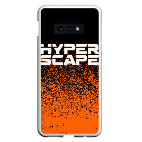 Чехол для Samsung S10E с принтом Hyper Scape в Петрозаводске, Силикон | Область печати: задняя сторона чехла, без боковых панелей | esport | games | hyper scape | twitch | игроки | игролюбители | игроманы | игры | киберспорт | королевская битва | корона | твич | хупер скайп | хупер скайпе