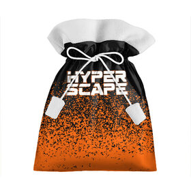 Подарочный 3D мешок с принтом Hyper Scape. в Петрозаводске, 100% полиэстер | Размер: 29*39 см | esport | games | hyper scape | twitch | игроки | игролюбители | игроманы | игры | киберспорт | королевская битва | корона | твич | хупер скайп | хупер скайпе