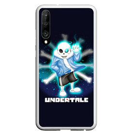 Чехол для Honor P30 с принтом UNDERTALE в Петрозаводске, Силикон | Область печати: задняя сторона чехла, без боковых панелей | sans | undertale | андертале | андертейл | игра | подземная история | подземная сказка | санс | ундертале