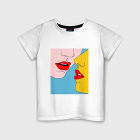 Детская футболка хлопок с принтом Pop art 11-11 в Петрозаводске, 100% хлопок | круглый вырез горловины, полуприлегающий силуэт, длина до линии бедер | pin up | искусство | поп культура | популярное | ретро