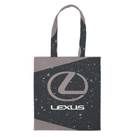 Шоппер 3D с принтом LEXUS / ЛЕКСУС в Петрозаводске, 100% полиэстер | Плотность: 200 г/м2; Размер: 34×35 см; Высота лямок: 30 см | auto | lexus | logo | moto | symbol | авто | автомобиль | гонки | лексус | лого | логотип | логотипы | марка | машина | мото | символ | символы