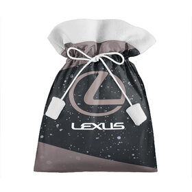 Подарочный 3D мешок с принтом LEXUS / ЛЕКСУС в Петрозаводске, 100% полиэстер | Размер: 29*39 см | Тематика изображения на принте: auto | lexus | logo | moto | symbol | авто | автомобиль | гонки | лексус | лого | логотип | логотипы | марка | машина | мото | символ | символы