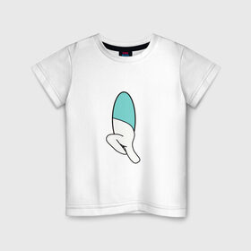 Детская футболка хлопок с принтом Portal 1 (парная) в Петрозаводске, 100% хлопок | круглый вырез горловины, полуприлегающий силуэт, длина до линии бедер | game | portal | арт | игра | на двоих | парная | портал | прикол | рисунок | телепортация | человечек
