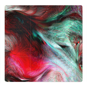 Магнитный плакат 3Х3 с принтом Roflex в Петрозаводске, Полимерный материал с магнитным слоем | 9 деталей размером 9*9 см | abstraction | colorful | light | lines | patterns | red | spots | абстракция | красный | линии | пятна | разноцветный | свет | узоры