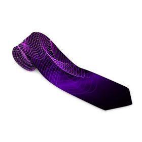 Галстук 3D с принтом Kondeer в Петрозаводске, 100% полиэстер | Длина 148 см; Плотность 150-180 г/м2 | Тематика изображения на принте: abstraction | dark | lines | purple | spots | абстракция | линии | пятна | темный | фиолетовый
