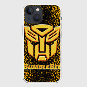 Чехол для iPhone 13 mini с принтом Bumblebee. в Петрозаводске,  |  | bumblebee | автобот разведчик | автоботы | бамблби | боевик | кино | кино трансформеры | персонаж вселенной трансформеров | приключения | трансформеры | фантастика | фильмы