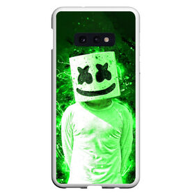 Чехол для Samsung S10E с принтом MARSHMELLO в Петрозаводске, Силикон | Область печати: задняя сторона чехла, без боковых панелей | Тематика изображения на принте: fortnite | marshmallo | marshmallow | marshmello | marshmellow | маршмелло | маршмеллоу | розы | фортнайт