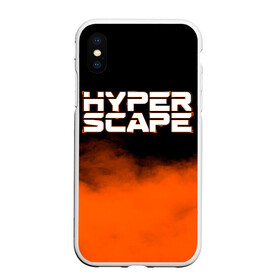 Чехол для iPhone XS Max матовый с принтом Hyper Scape в Петрозаводске, Силикон | Область печати: задняя сторона чехла, без боковых панелей | esport | games | hyper scape | twitch | игроки | игролюбители | игроманы | игры | киберспорт | королевская битва | корона | твич | хупер скайп | хупер скайпе