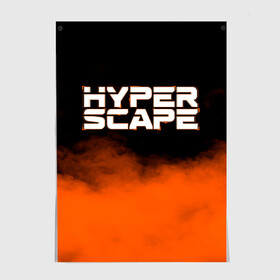 Постер с принтом Hyper Scape. в Петрозаводске, 100% бумага
 | бумага, плотность 150 мг. Матовая, но за счет высокого коэффициента гладкости имеет небольшой блеск и дает на свету блики, но в отличии от глянцевой бумаги не покрыта лаком | esport | games | hyper scape | twitch | игроки | игролюбители | игроманы | игры | киберспорт | королевская битва | корона | твич | хупер скайп | хупер скайпе