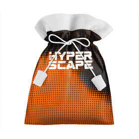 Подарочный 3D мешок с принтом Hyper Scape. в Петрозаводске, 100% полиэстер | Размер: 29*39 см | esport | games | hyper scape | twitch | игроки | игролюбители | игроманы | игры | киберспорт | королевская битва | корона | твич | хупер скайп | хупер скайпе