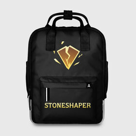 Женский рюкзак 3D с принтом STONESHAPER SPELLBREAK в Петрозаводске, 100% полиэстер | лямки с регулируемой длиной, сверху ручки, чтобы рюкзак нести как сумку. Основное отделение закрывается на молнию, как и внешний карман. Внутри два дополнительных кармана, один из которых закрывается на молнию. По бокам два дополнительных кармашка, куда поместится маленькая бутылочка
 | 