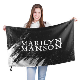 Флаг 3D с принтом MARILYN MANSON / М. МЭНСОН в Петрозаводске, 100% полиэстер | плотность ткани — 95 г/м2, размер — 67 х 109 см. Принт наносится с одной стороны | logo | manson | marilyn | music | rock | группа | лого | логотип | логотипы | менсон | мерилин | мерлин | музыка | мэнсон | мэрилин | рок | символ