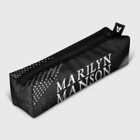 Пенал 3D с принтом MARILYN MANSON М МЭНСОН в Петрозаводске, 100% полиэстер | плотная ткань, застежка на молнии | logo | manson | marilyn | music | rock | группа | лого | логотип | логотипы | менсон | мерилин | мерлин | музыка | мэнсон | мэрилин | рок | символ