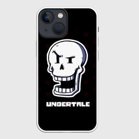 Чехол для iPhone 13 mini с принтом UNDERTALE в Петрозаводске,  |  | sans | undertale | андертале | андертейл | игра | подземная история | подземная сказка | санс | ундертале