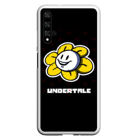 Чехол для Honor 20 с принтом UNDERTALE в Петрозаводске, Силикон | Область печати: задняя сторона чехла, без боковых панелей | Тематика изображения на принте: sans | undertale | андертале | андертейл | игра | подземная история | подземная сказка | санс | ундертале