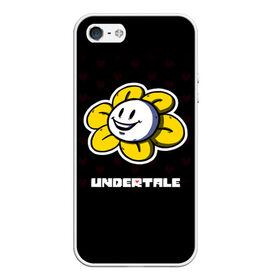 Чехол для iPhone 5/5S матовый с принтом UNDERTALE в Петрозаводске, Силикон | Область печати: задняя сторона чехла, без боковых панелей | sans | undertale | андертале | андертейл | игра | подземная история | подземная сказка | санс | ундертале