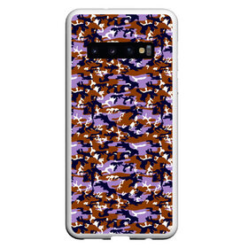Чехол для Samsung Galaxy S10 с принтом Camouflage for men в Петрозаводске, Силикон | Область печати: задняя сторона чехла, без боковых панелей | boys | military | pattern | абстракция | армия | брызги | военный | войска | волны | краски | маскировка | милитари | мужчинам | небесный | орнамент | паттерн | пацанские | пятна | пятнистый | разноцветные