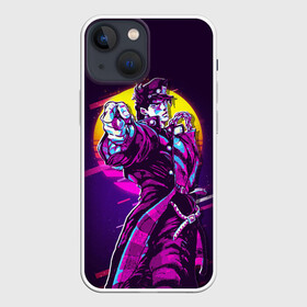 Чехол для iPhone 13 mini с принтом Дзётаро указывает смазанный в Петрозаводске,  |  | anime | jojo | jojo bizarre adventure | jojo’s bizarre adventure | аниме | джоджо | манга | невероятные приключения джоджо