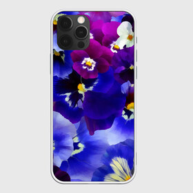 Чехол для iPhone 12 Pro Max с принтом Акварельные Цветы в Петрозаводске, Силикон |  | flower | flowers | акварель | акварельные цветы | краска | краски | незабудка | рисунок | фиалка | фиалки | цветки | цветочки | цветы